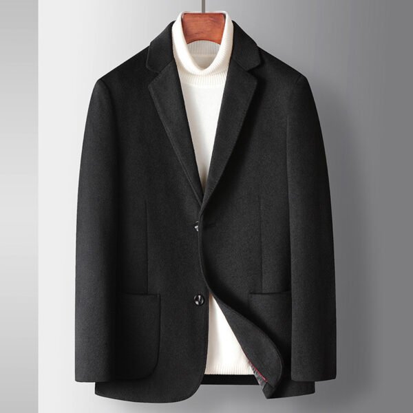 Мужской шерстяной пиджак Premium Solid