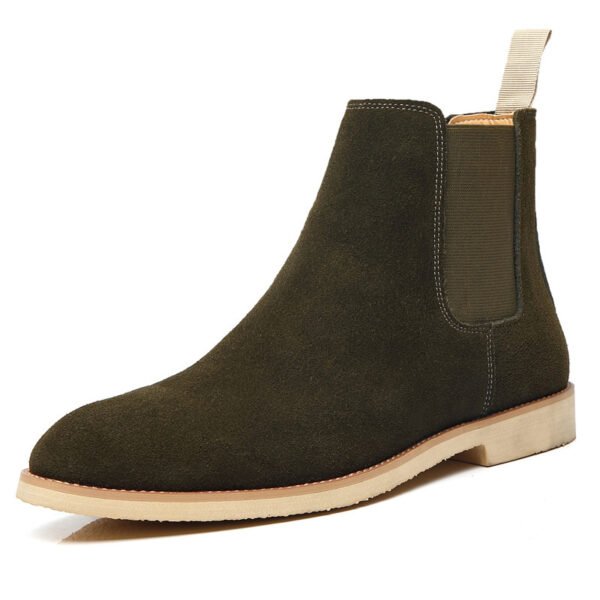 Мужские ботинки из натуральной кожи Pointed Toe