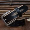 Мужской кожаный ремень Square Buckle