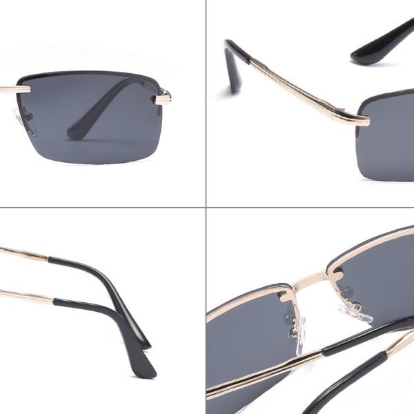 Мужские безрамочные поляризационные очки Frameless Polarized