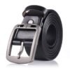 Мужской кожаный ремень Retro Silver Buckle