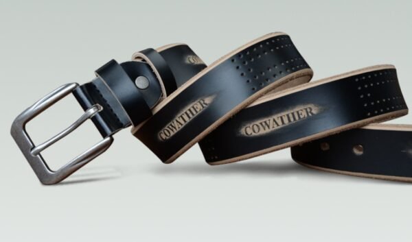 Мужской кожаный ремень Square Buckle
