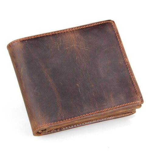 Мужской кожаный кошелёк Luxury Horse Leather