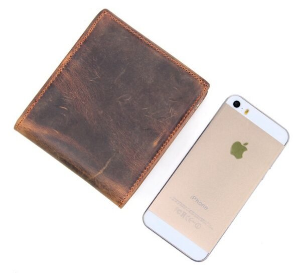 Мужской кожаный кошелёк Luxury Horse Leather