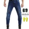 Мотоциклетные джинсы Kevlar с защитой от истирания