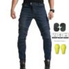 Мотоциклетные джинсы Kevlar с защитой от истирания