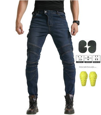 Мотоциклетные джинсы Kevlar с защитой от истирания