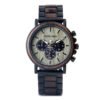 Мужские часы Luxury Wood Stainless Steel