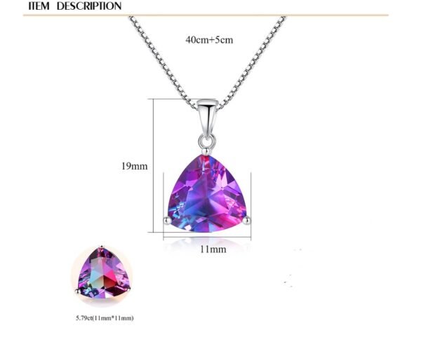Серебристое колье