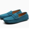 Мужские кожаные лоферы (мокасины) Casual