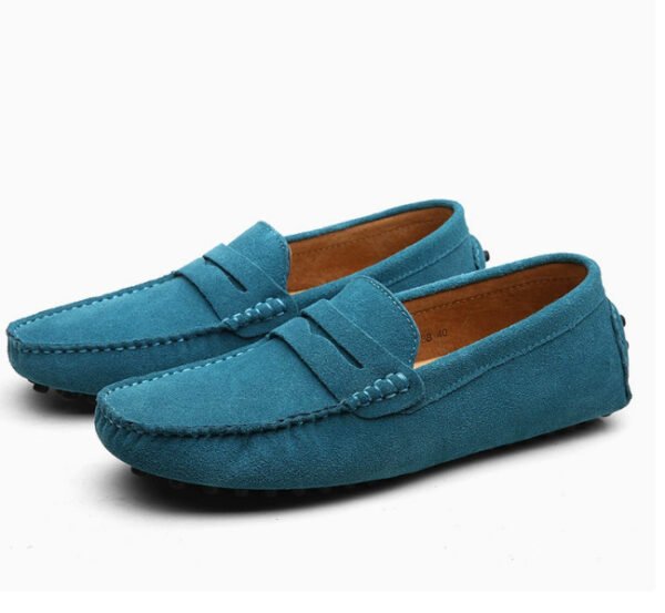 Мужские кожаные лоферы (мокасины) Casual