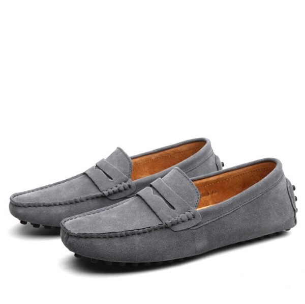 Мужские кожаные лоферы (мокасины) Casual