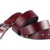 Мужской кожаный ремень Retro Silver Buckle