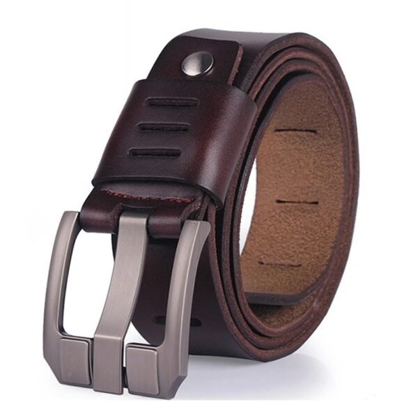 Мужской кожаный ремень Buckle Classic