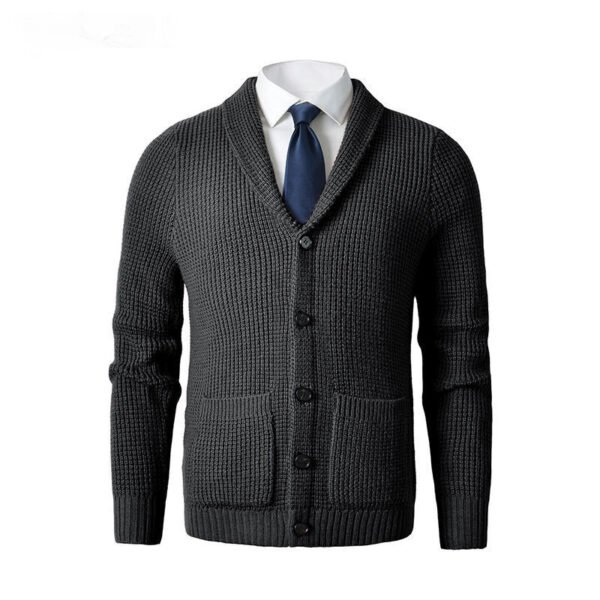 Мужской шерстяной кардиган Business Casual