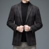 Мужской пиджак Business Casual из шерстяной ткани
