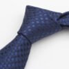 Мужской галстук Navy Blue Gradient Plaid 7 см