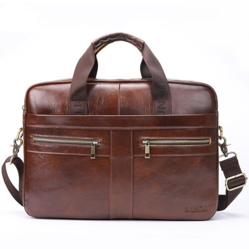 Мужской кожаный портфель Leather Business Briefcase