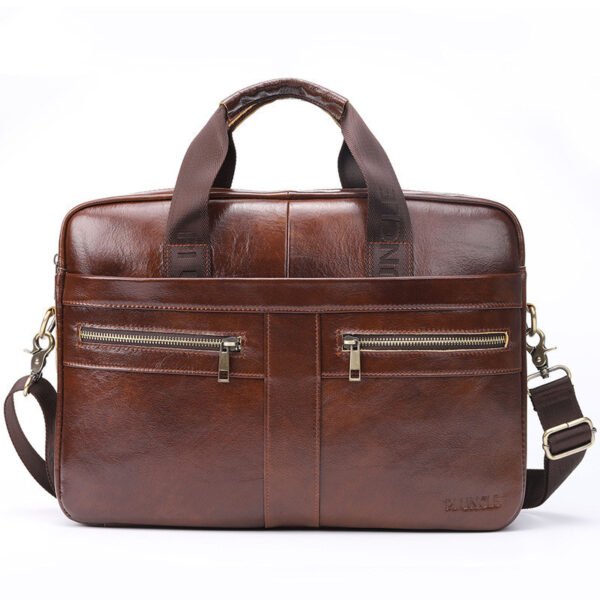 Мужской кожаный портфель Leather Business Briefcase