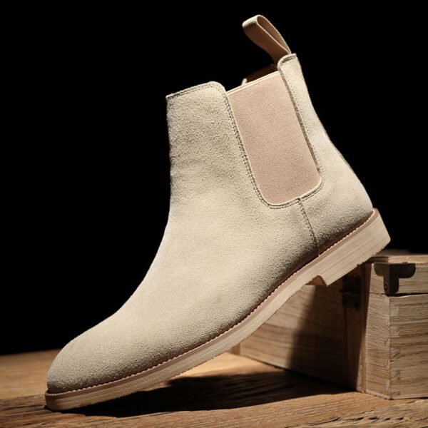 Мужские ботинки из натуральной кожи Pointed Toe