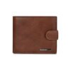 Мужской кожаный кошелёк Multifunctional Short Wallet