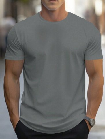 Мужская льняная футболка Loose Fit