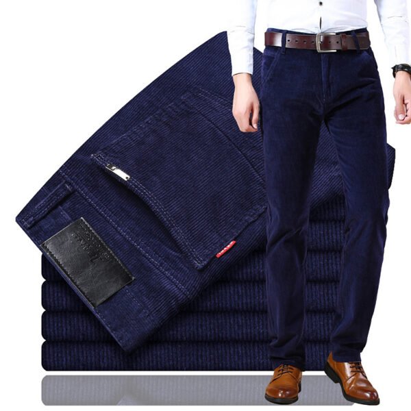 Мужские вельветовые брюки Slim Straight