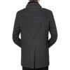 Мужское утеплённое шерстяное пальто Slim Fit