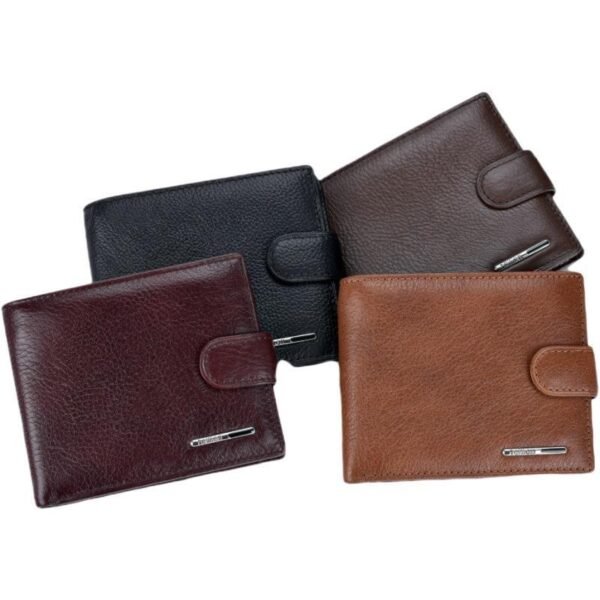 Мужской кожаный кошелёк Multifunctional Short Wallet