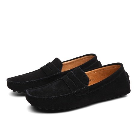 Мужские кожаные лоферы (мокасины) Casual