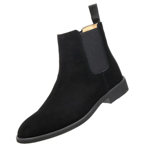 Мужские ботинки из натуральной кожи Pointed Toe