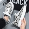 Мужские повседневные кожаные кроссовки (Lace-up)