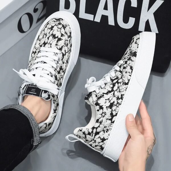 Мужские повседневные кожаные кроссовки (Lace-up)