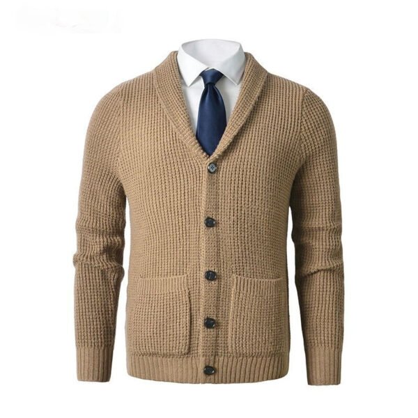 Мужской шерстяной кардиган Business Casual