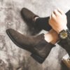 Ботинки Chelsea  кожаные+ лифт