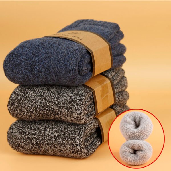 Тёплые зимние носки Wool Terry (3 пары)