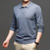 Мужское поло из шерстяной ткани (Long Sleeve)