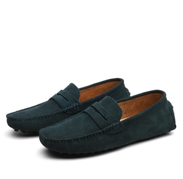 Мужские кожаные лоферы (мокасины) Casual
