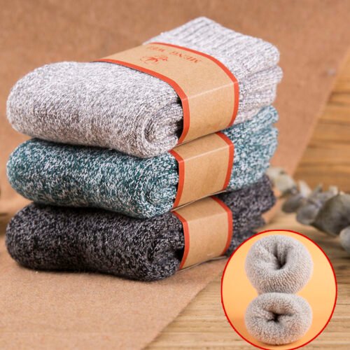 Тёплые зимние носки Wool Terry (3 пары)