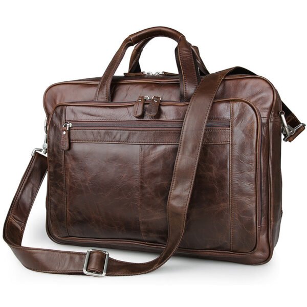 Мужской кожаный портфель Nappa Leather Briefcase