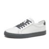 Мужские кожаные кеды White Toe Soft Sole