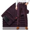 Мужские вельветовые брюки Slim Straight