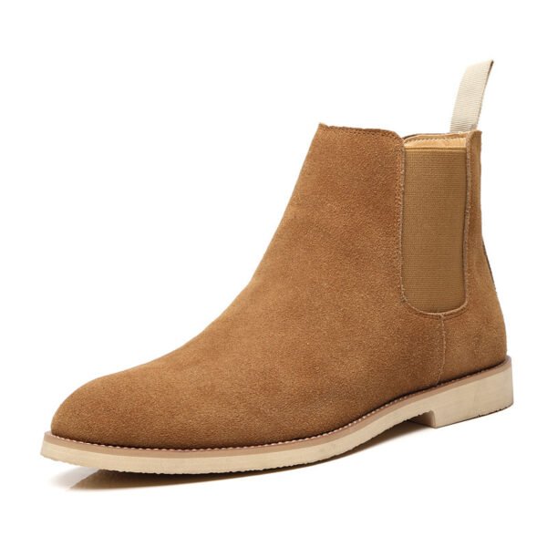 Мужские ботинки из натуральной кожи Pointed Toe