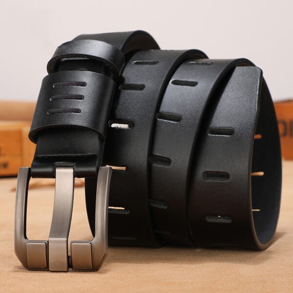 Мужской кожаный ремень Buckle Classic