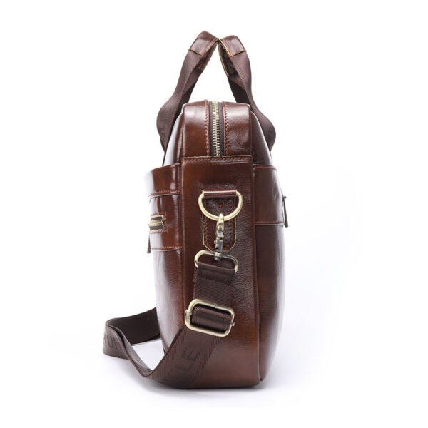 Мужской кожаный портфель Leather Business Briefcase