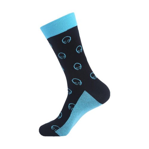 Спортивные хлопковые носки Long Tube Printed