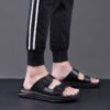 Мужские кожаные пляжные сандалии Fashion