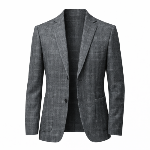 Мужской пиджак Business Casual из шерстяной ткани