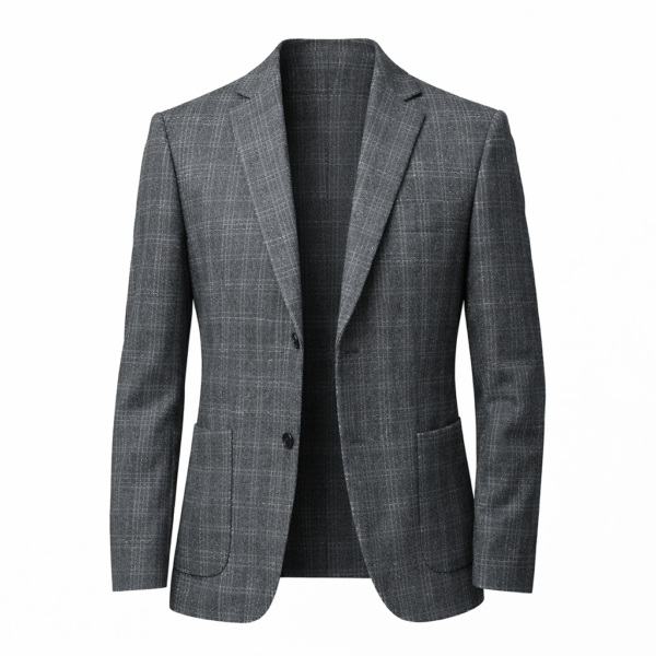 Мужской пиджак Business Casual из шерстяной ткани
