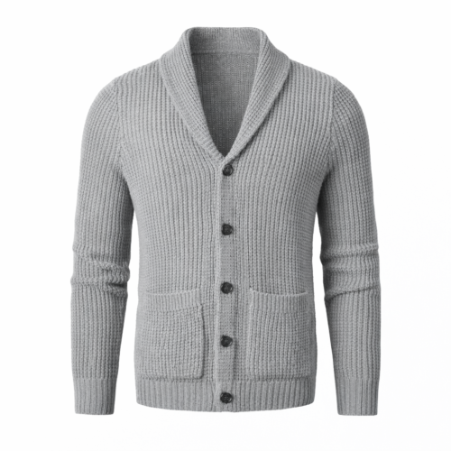 Мужской шерстяной кардиган Business Casual